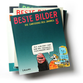 Die Cartoons des Jahres
Der ultimative Jahresrückblick mit Cartoons der besten Zeichnerinnen und Zeichner Deutschlands

Lappan
255 Seiten | softcover | je € 14