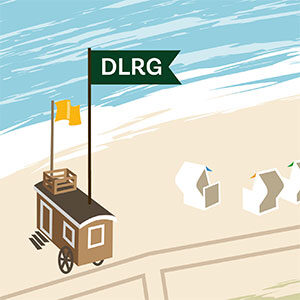 karte_spiekeroog_thump Inselkarte. Illustration und Layout. Für Nordseebad Spiekeroog GmbH. 2024